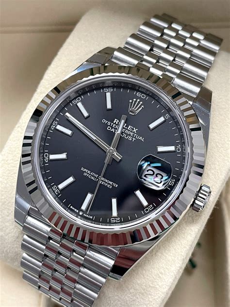 rolex datejust 41 grey dial men's watch 126334|rolex datejust 41 oystersteel.